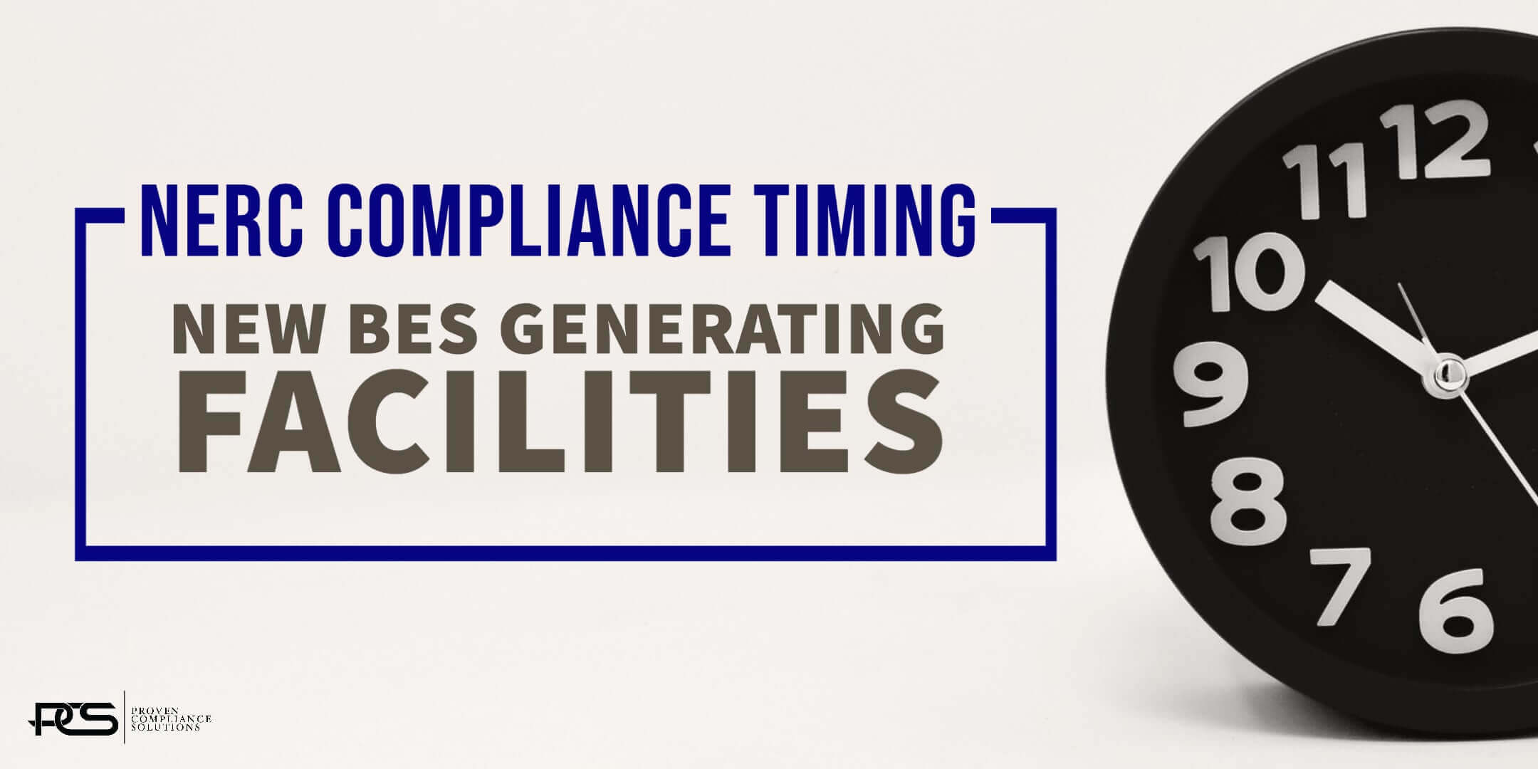 NERC Compliance Timing